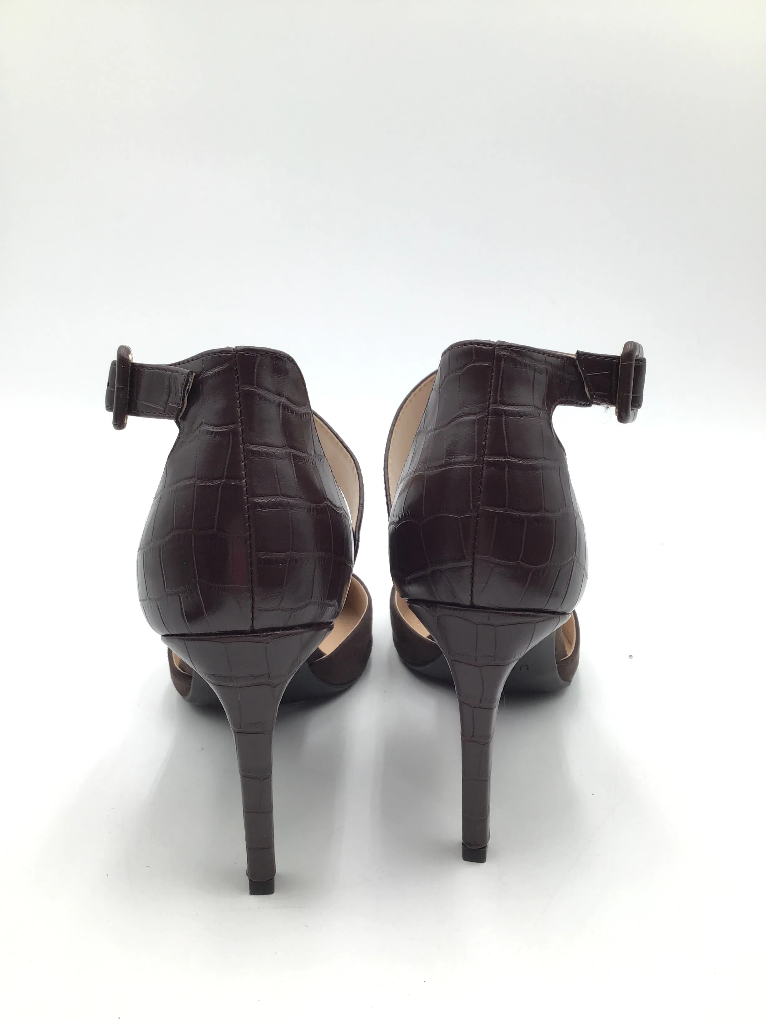 Shoes Heels Stiletto By Unisa In Brown, Size: 10