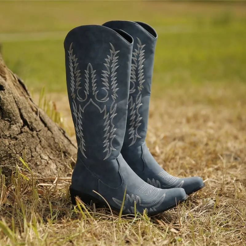 Short Country cowboy boots for women bridesmaid dress boots