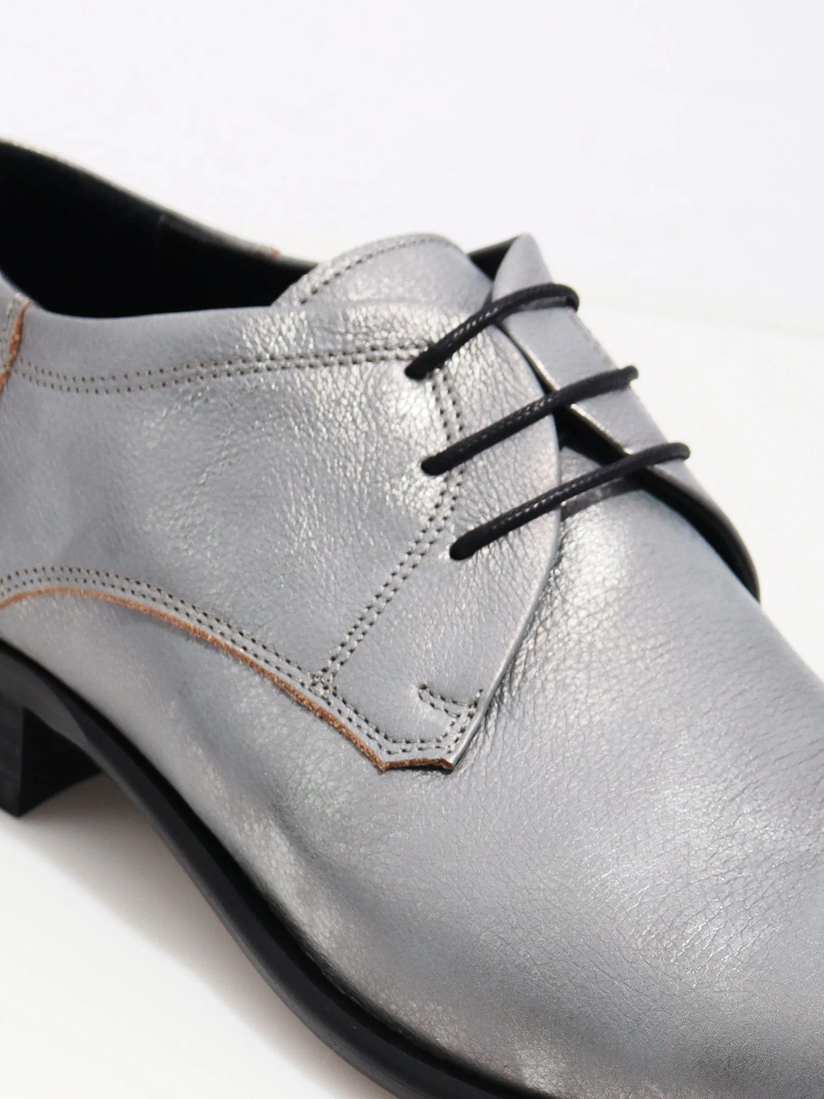 Silver Derby Shoes