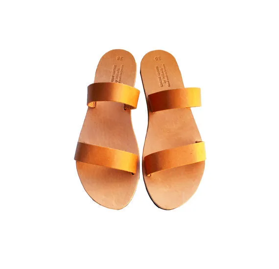 Slide "Clio" handmade sandals