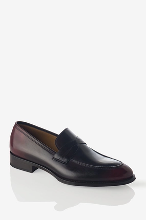 Slide Fit David August Leather Loafer in Anima David August Leather Loafer in Anima Supportive Design