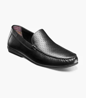 slim fit Conroy Moc Toe Perf Slip On-Black | Stacy Adams least summer Heel Cushioning Technology Conroy Moc Toe Perf Slip On-Black | Stacy Adams