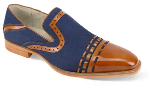 slim fit PARKER |Giovanni -TAN/NAVY Dynamic Traction Pattern PARKER |Giovanni -TAN/NAVY