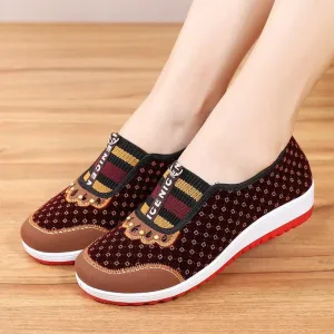 Slip On Elastic Walking Shoes