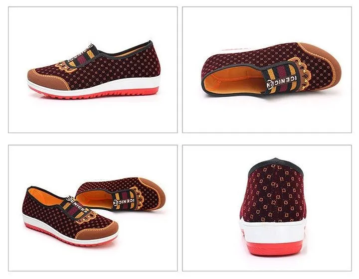 Slip On Elastic Walking Shoes