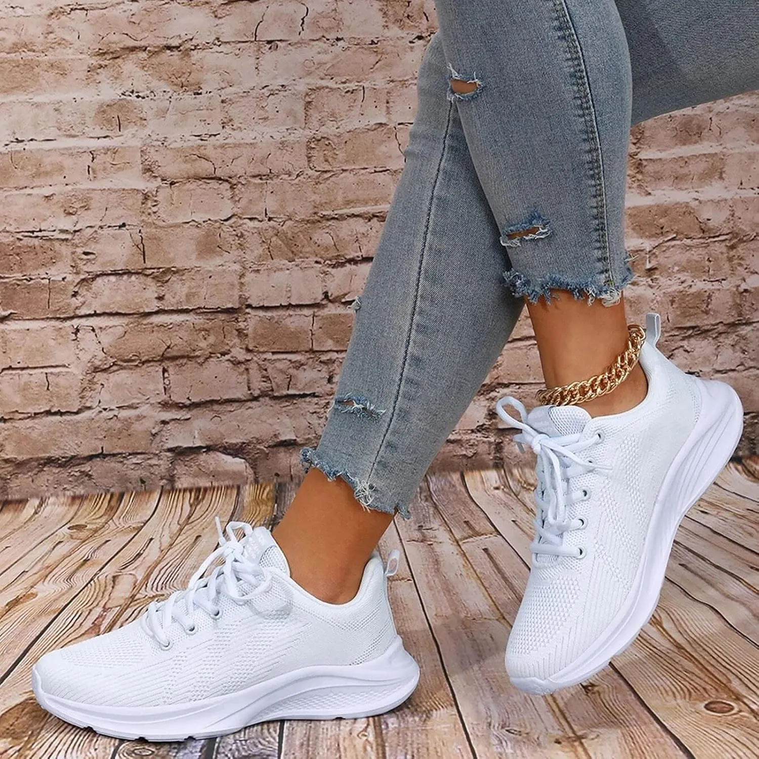 Slip on Tennis Shoes Women Women Shoes Dressy Comfortable Womens Slip on Shoes Work Non Slip Sneakers
