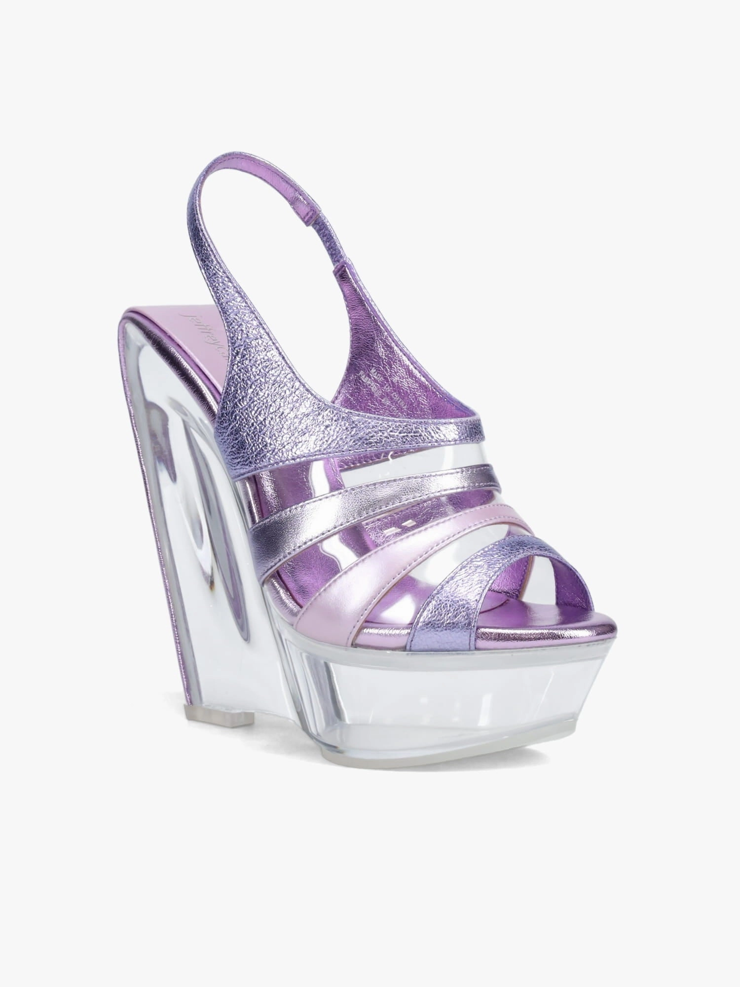foam Breathable Summer Footwear Slomo Purple Combo Metallic