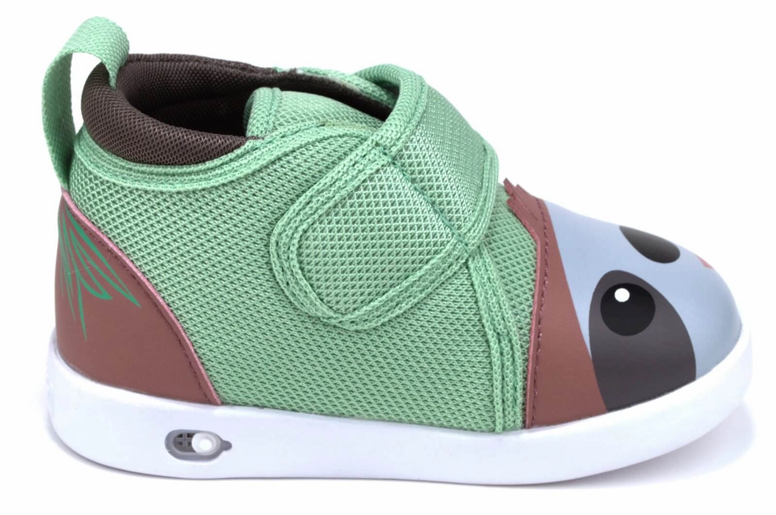 Sloth Squeaky Toddler Shoes | Green/Brown Version 2 2025 Mix Hue