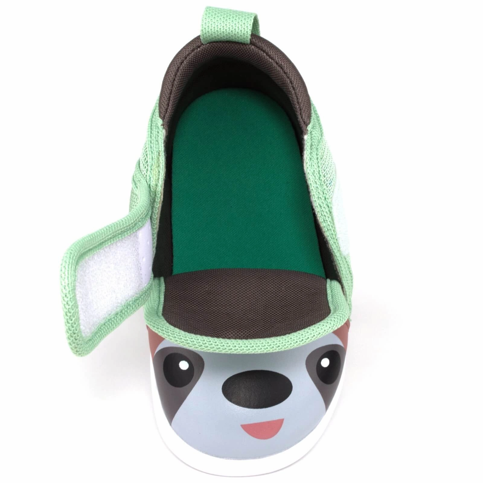 Sloth Squeaky Toddler Shoes | Green/Brown Version 2 2025 Stone Gray