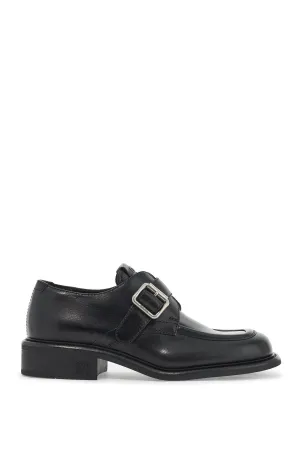 Smooth Leather Monk Strap Shoes In 9