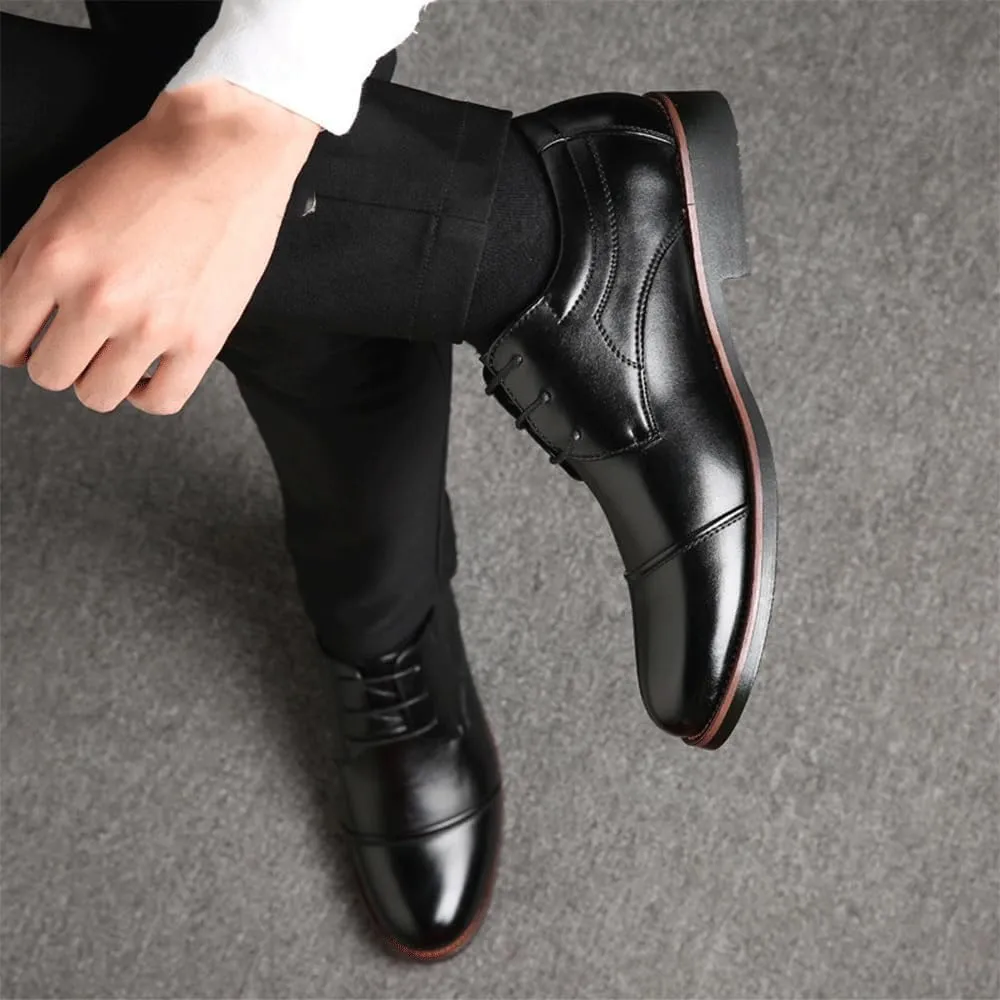 Sneaker Dress Shoes for Men Men's Business Casual Oxford Dress Shoes for Men Comfortable PU Walking Shoes Loafers Work Flats