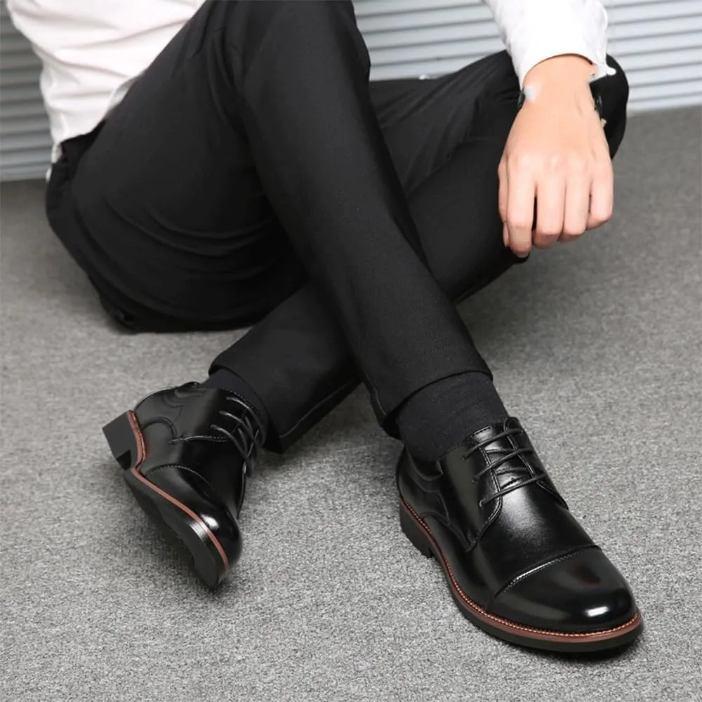 Sneaker Dress Shoes for Men Men's Business Casual Oxford Dress Shoes for Men Comfortable PU Walking Shoes Loafers Work Flats
