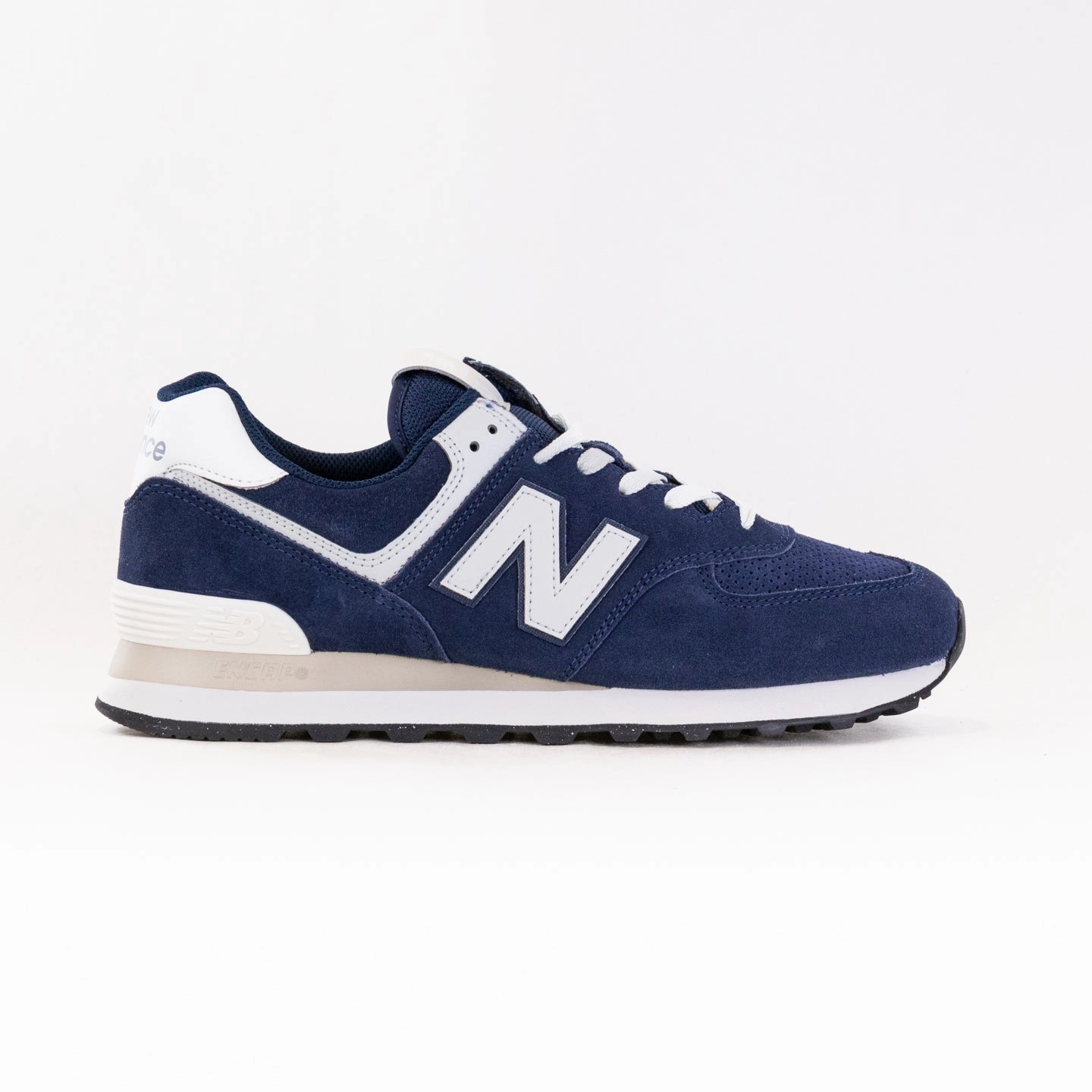 New Balance 574 (Men's) - Blue/White Run Club Heat Jog
