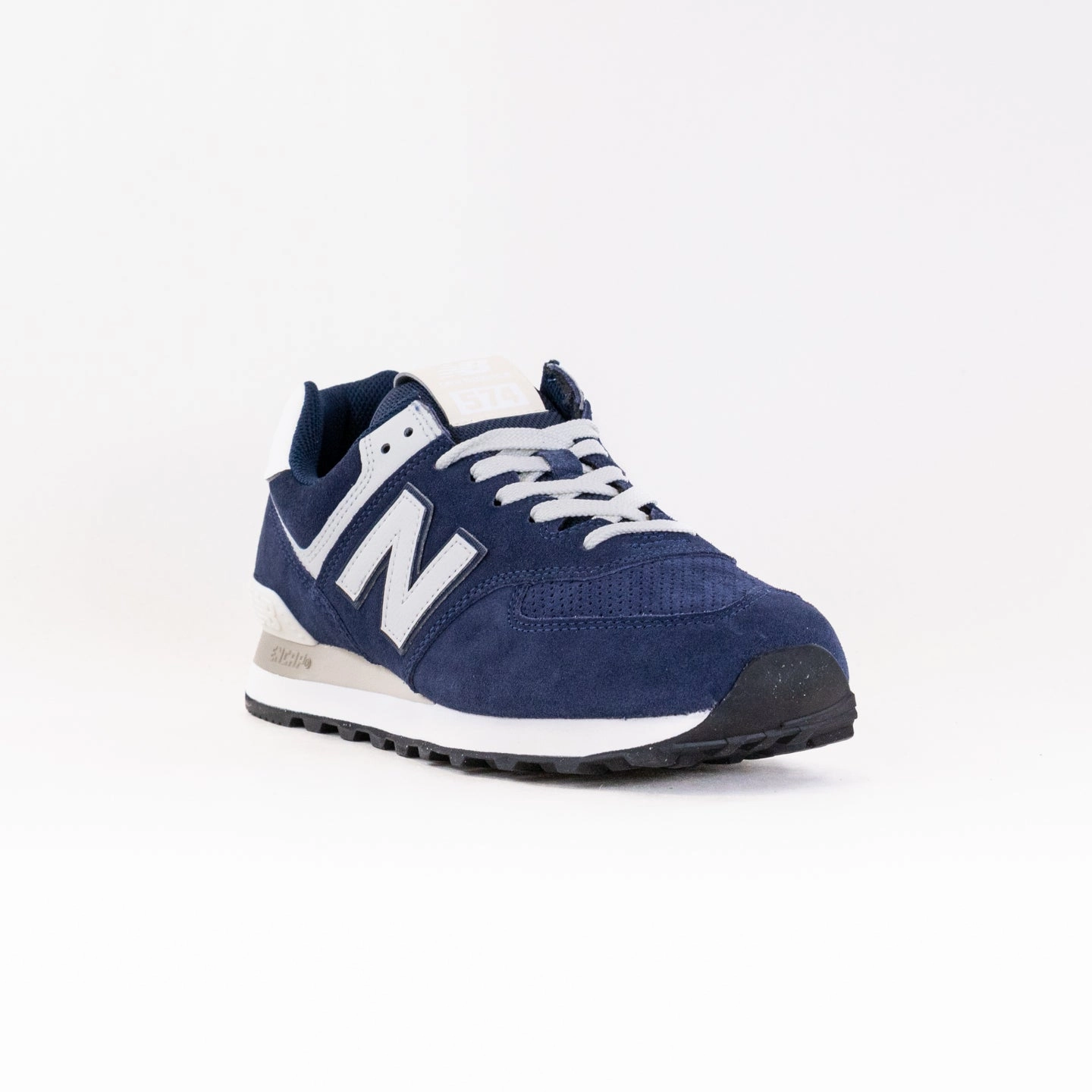 New Balance 574 (Men's) - Blue/White Freedom Fit