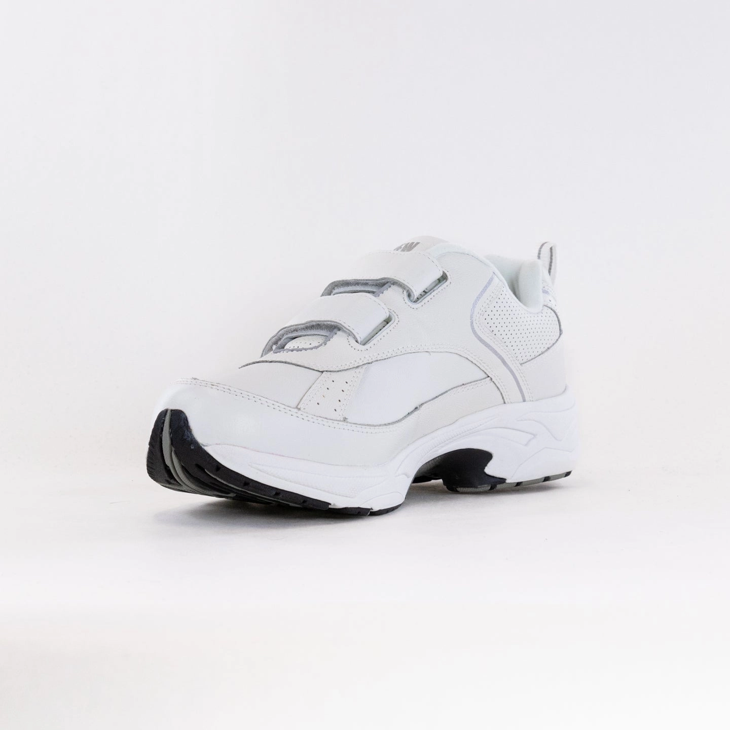 Drew Jimmy (Men's) - White Leather Gold Shine