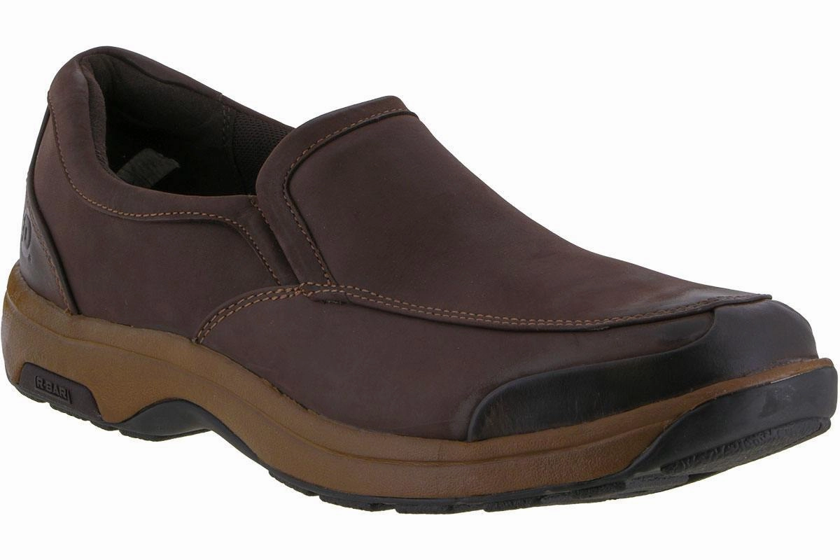 Dunham Battery Park Slip On Brown Nubuck Soft Pressure