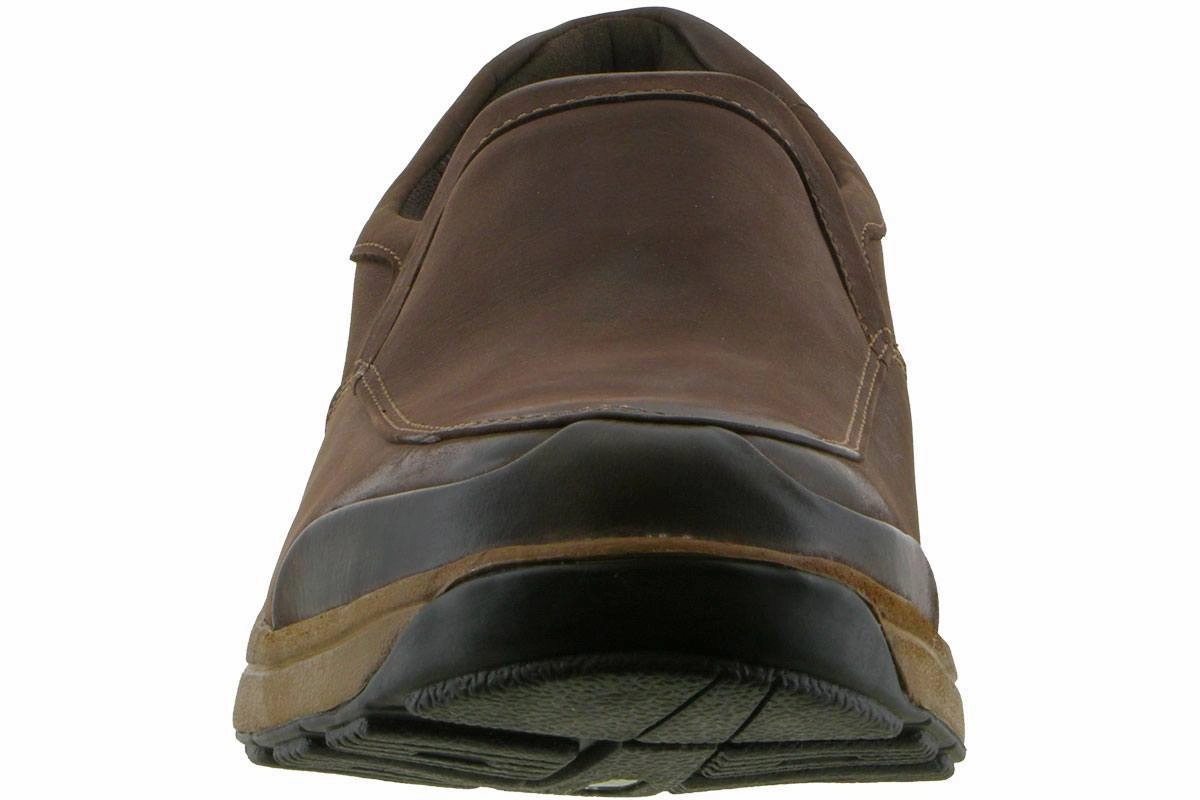 Block Step Dunham Battery Park Slip On Brown Nubuck