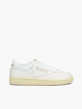 Soft Motion Step-On Layer Club C 85 Chalk Weatheredwhite leather Club C 85 Chalk Weatheredwhite leather Slip On Mules Flexible form