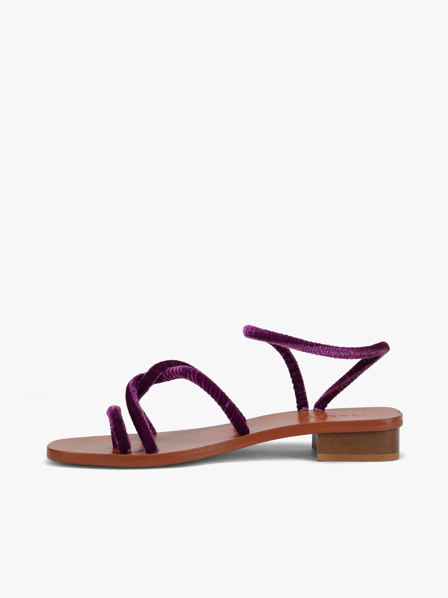 Monte Tacco Viola Velvet Sandal Customization