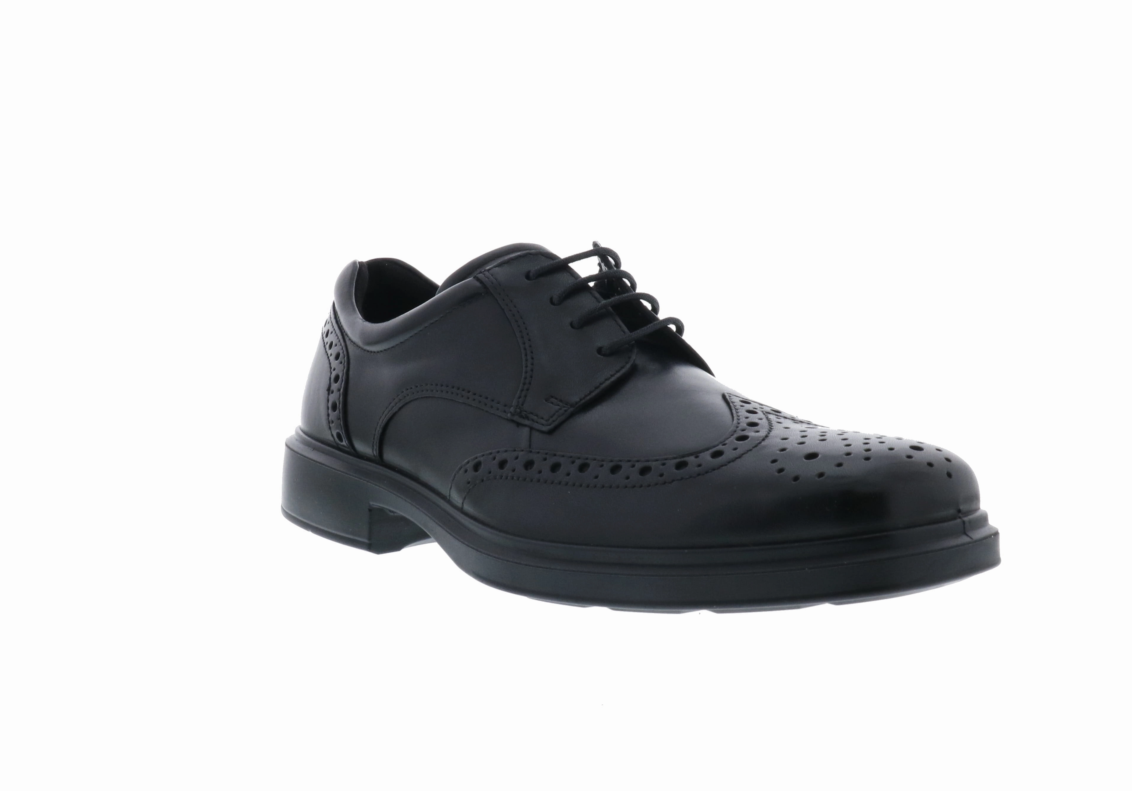 ECCO Helsinki 2.0 Wing Tip (Men's) - Black Move Naturally