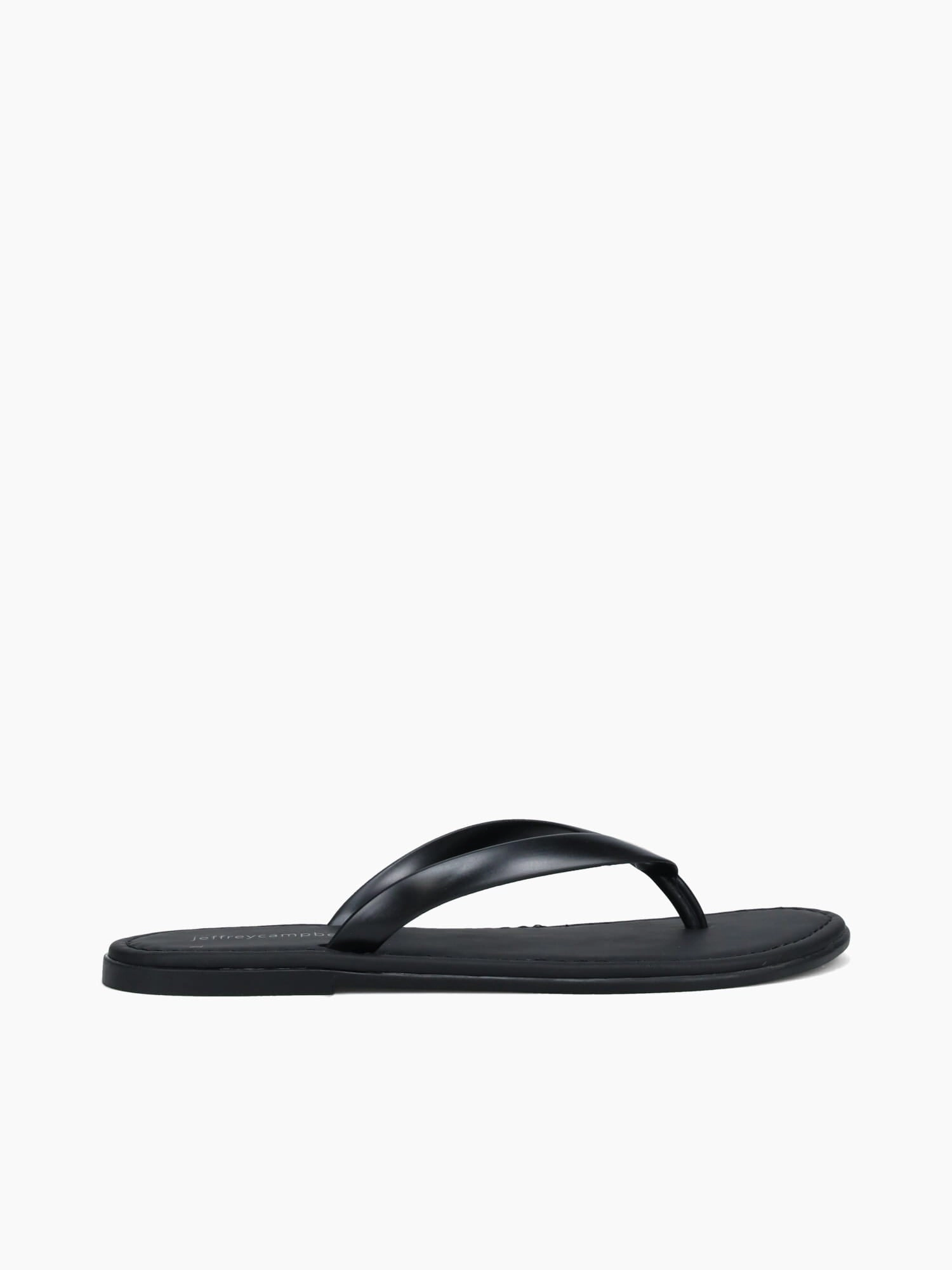 Beached Black Matte Trendy Footwear for Summer