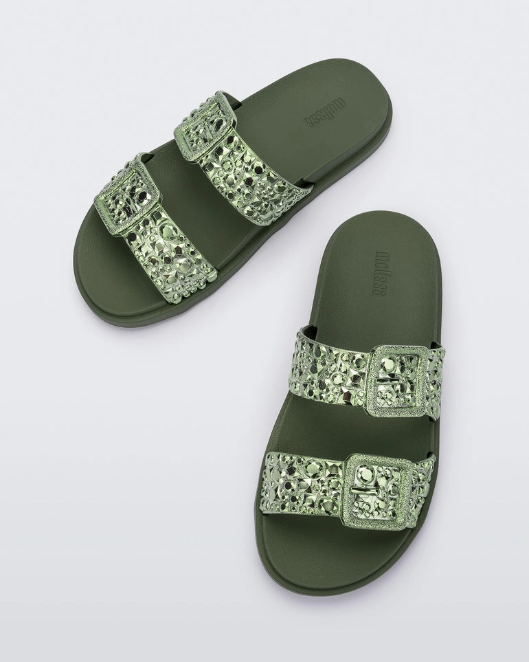 Lust Slide - Green Flexible Arch Support