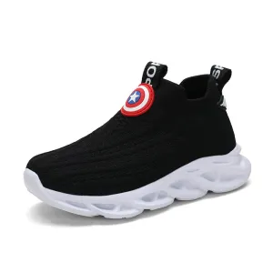 Solid Color Knitted Running Shoes- GlamzLife