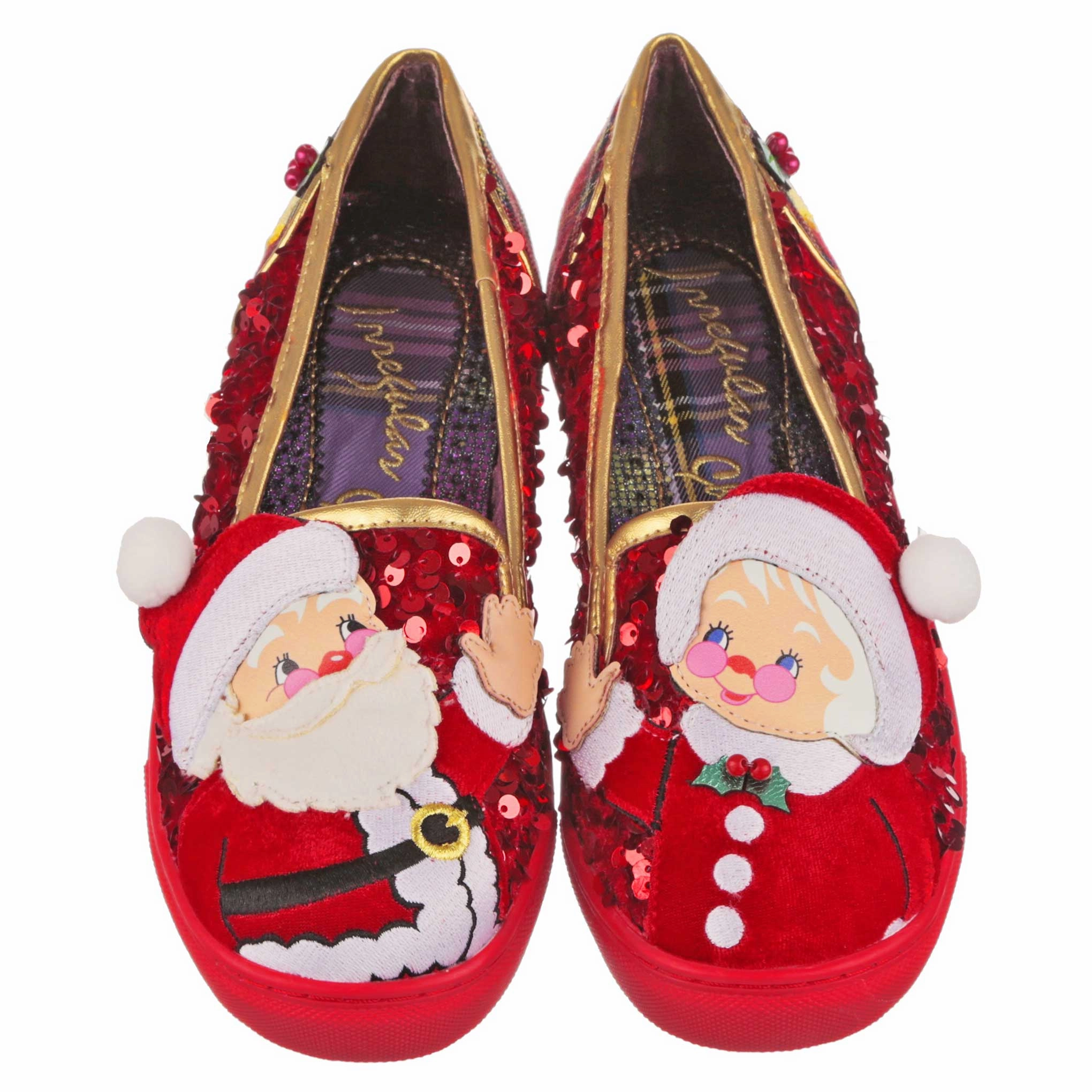 Sparkly Claus Minimalist Design