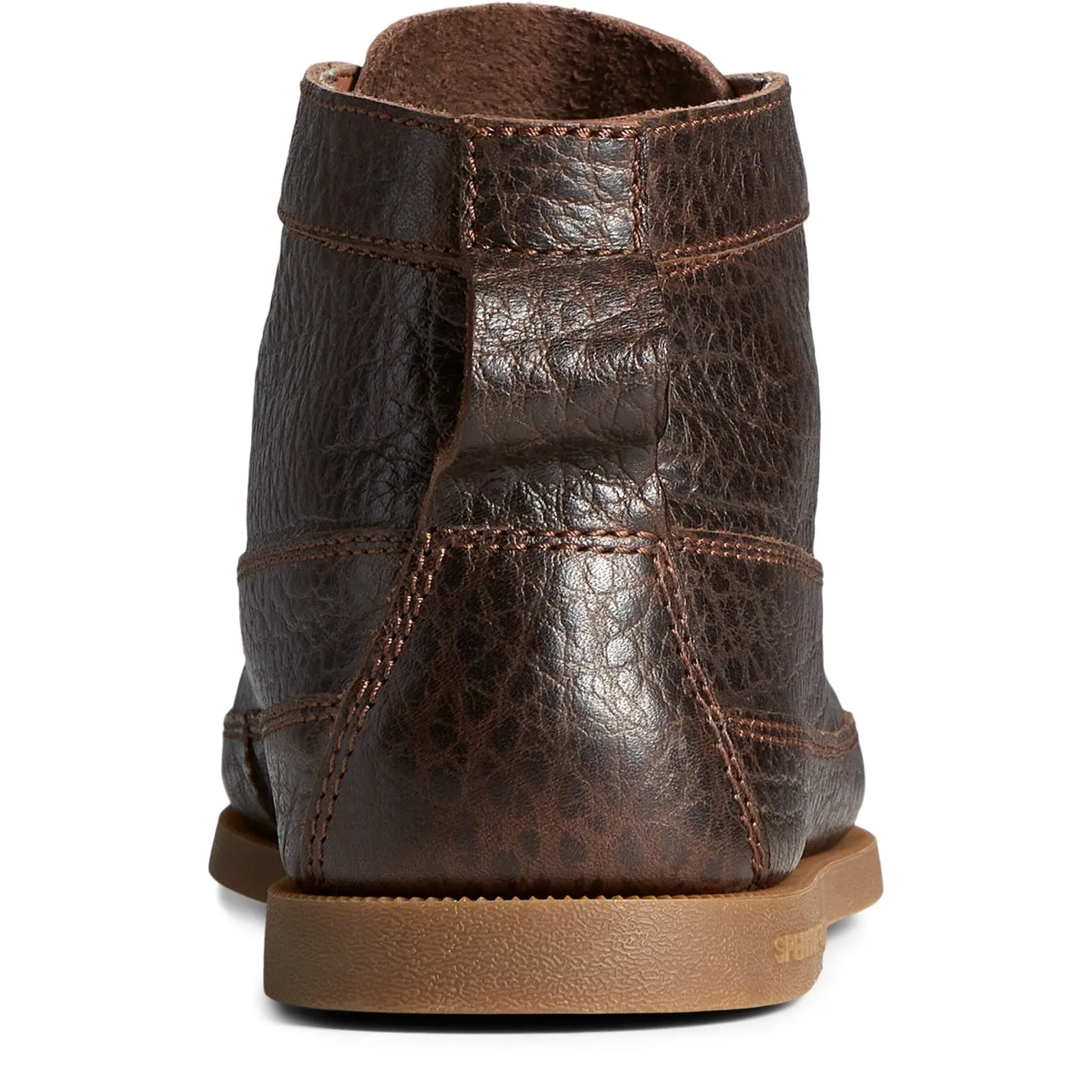 Sperry Mens Authentic Original Boat Chukka Tumbled Leather Boots - Dark Brown