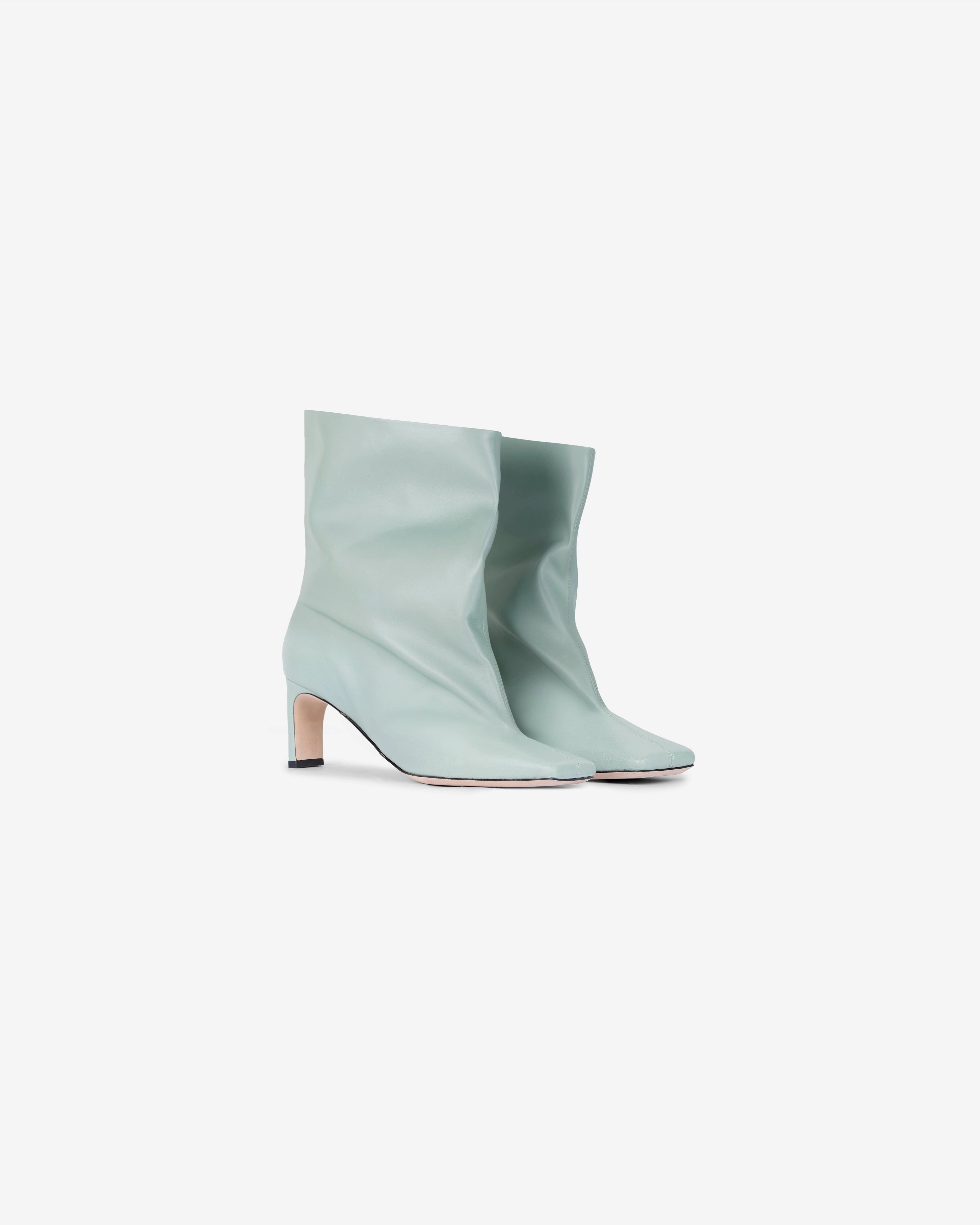 Square Toe Ankle Boot - Basil Fitting