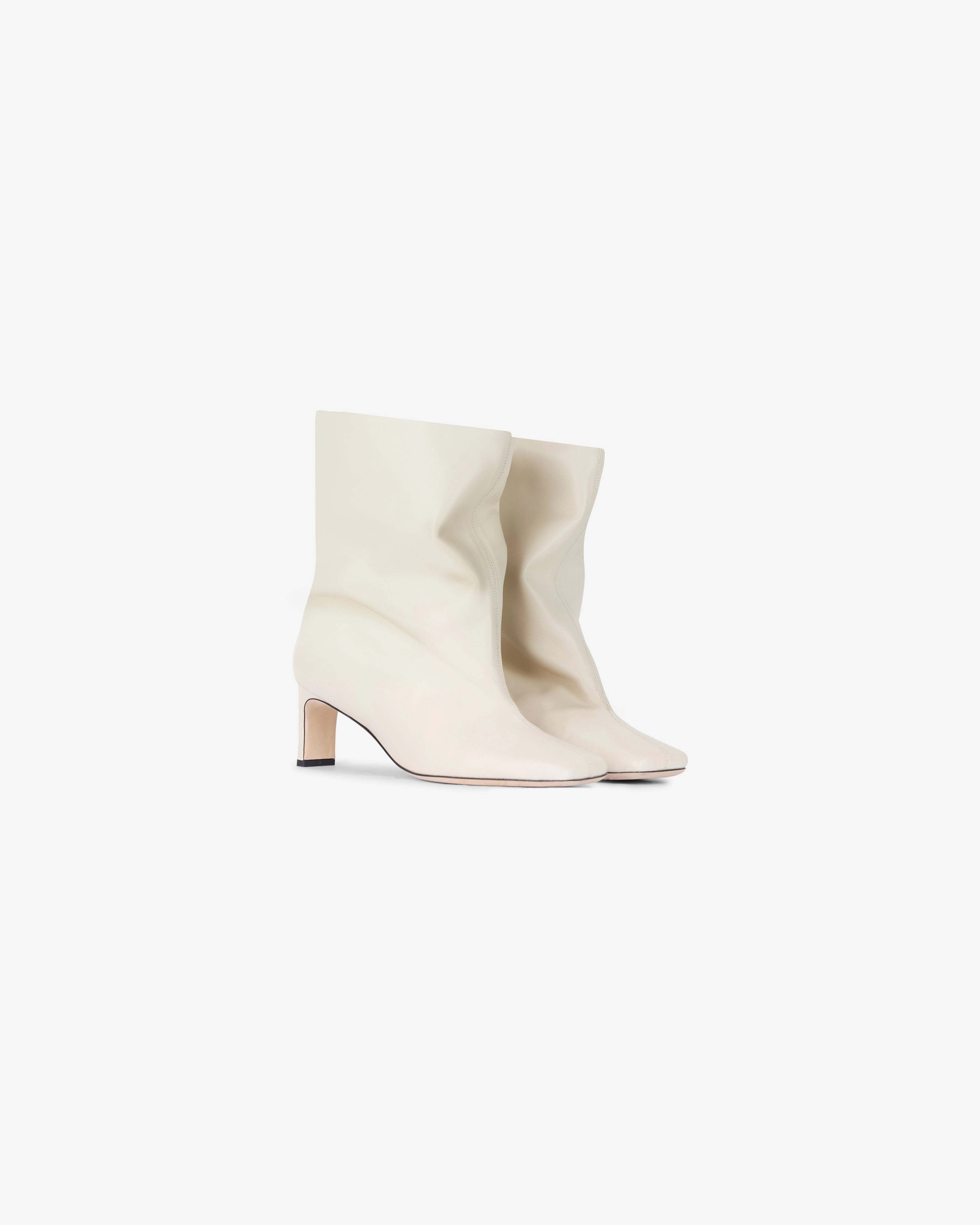 Square Toe Ankle Boot - Ecru kids' medium kids' models