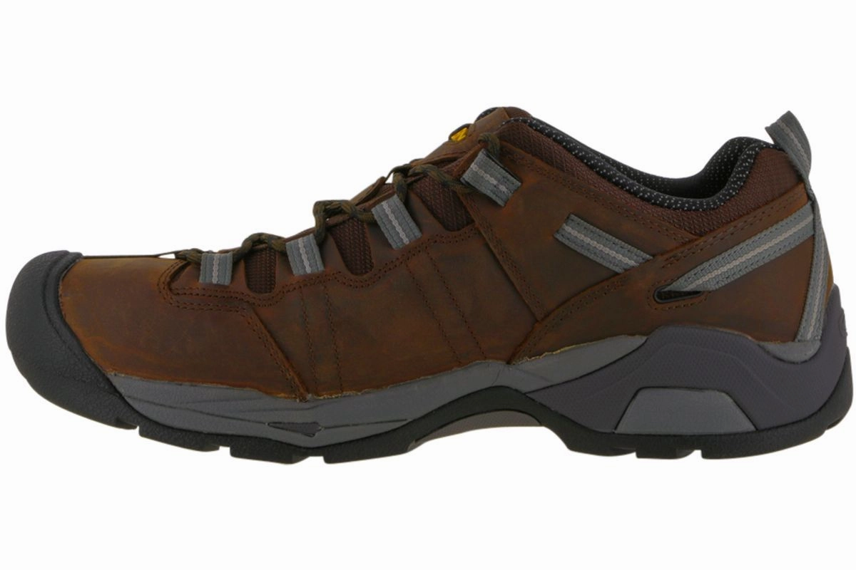 Static Dissipating Keen Utility Detroit XT Steel Toe ESD Shoe Brown
