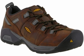 Stable base Keen Utility Detroit XT Steel Toe ESD Shoe Brown Keen Utility Detroit XT Steel Toe ESD Shoe Brown Rugged Cushioning