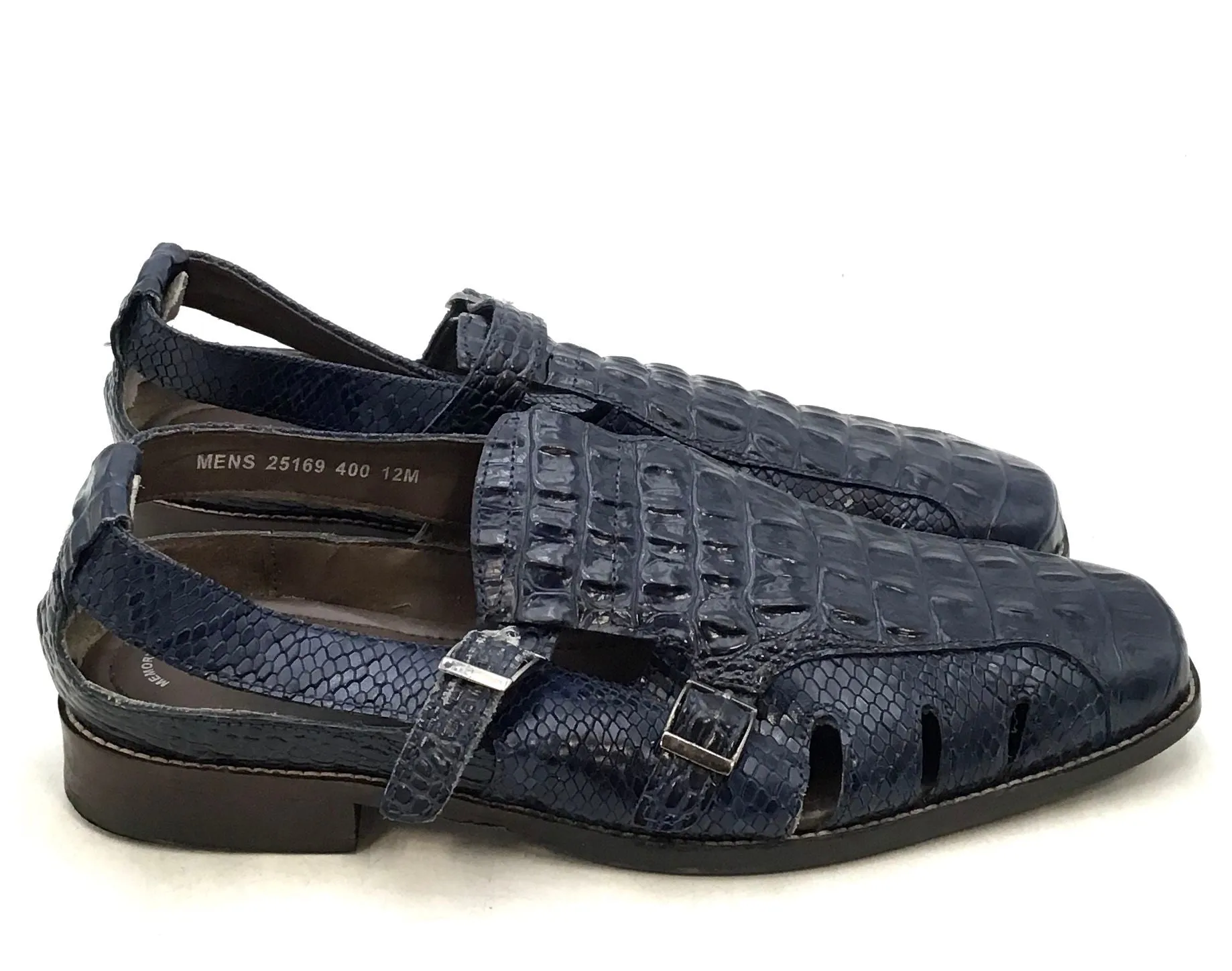 Stacy Adams Men's Seneca 25169 Black Fisherman Sandals - Size 12M