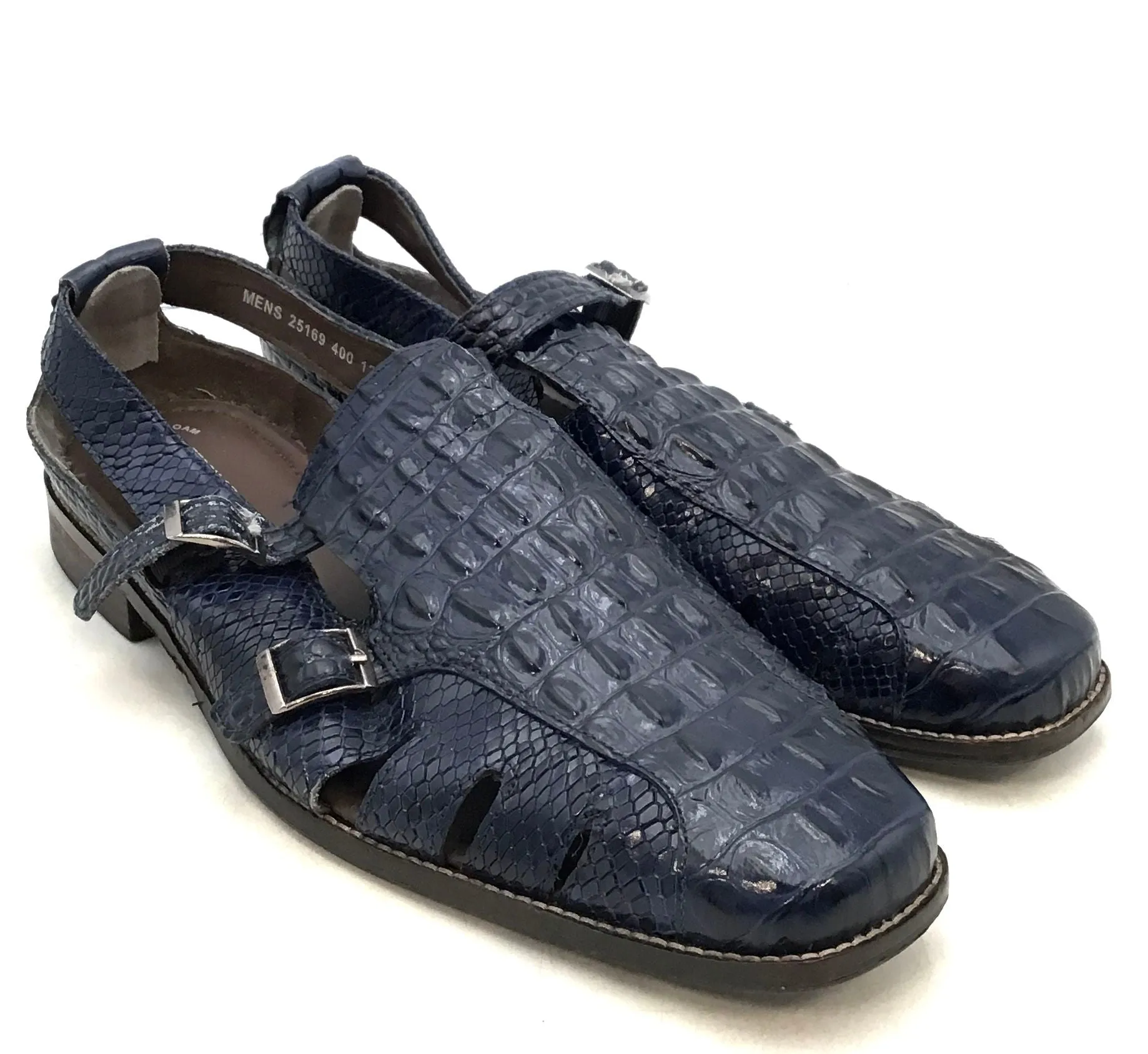 Stacy Adams Men's Seneca 25169 Black Fisherman Sandals - Size 12M