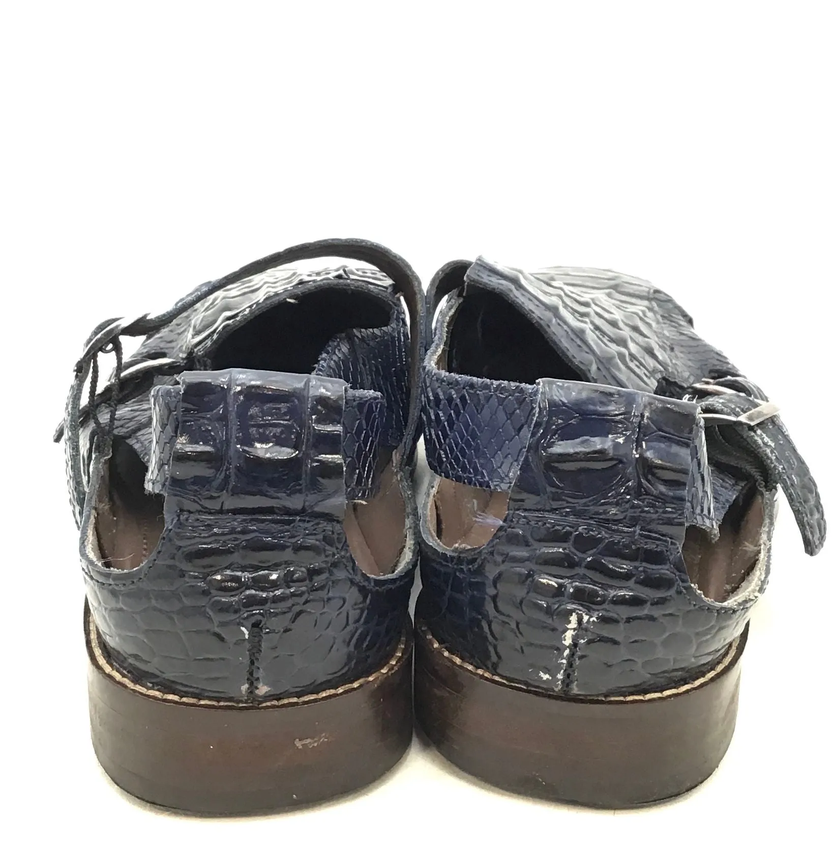 Stacy Adams Men's Seneca 25169 Black Fisherman Sandals - Size 12M