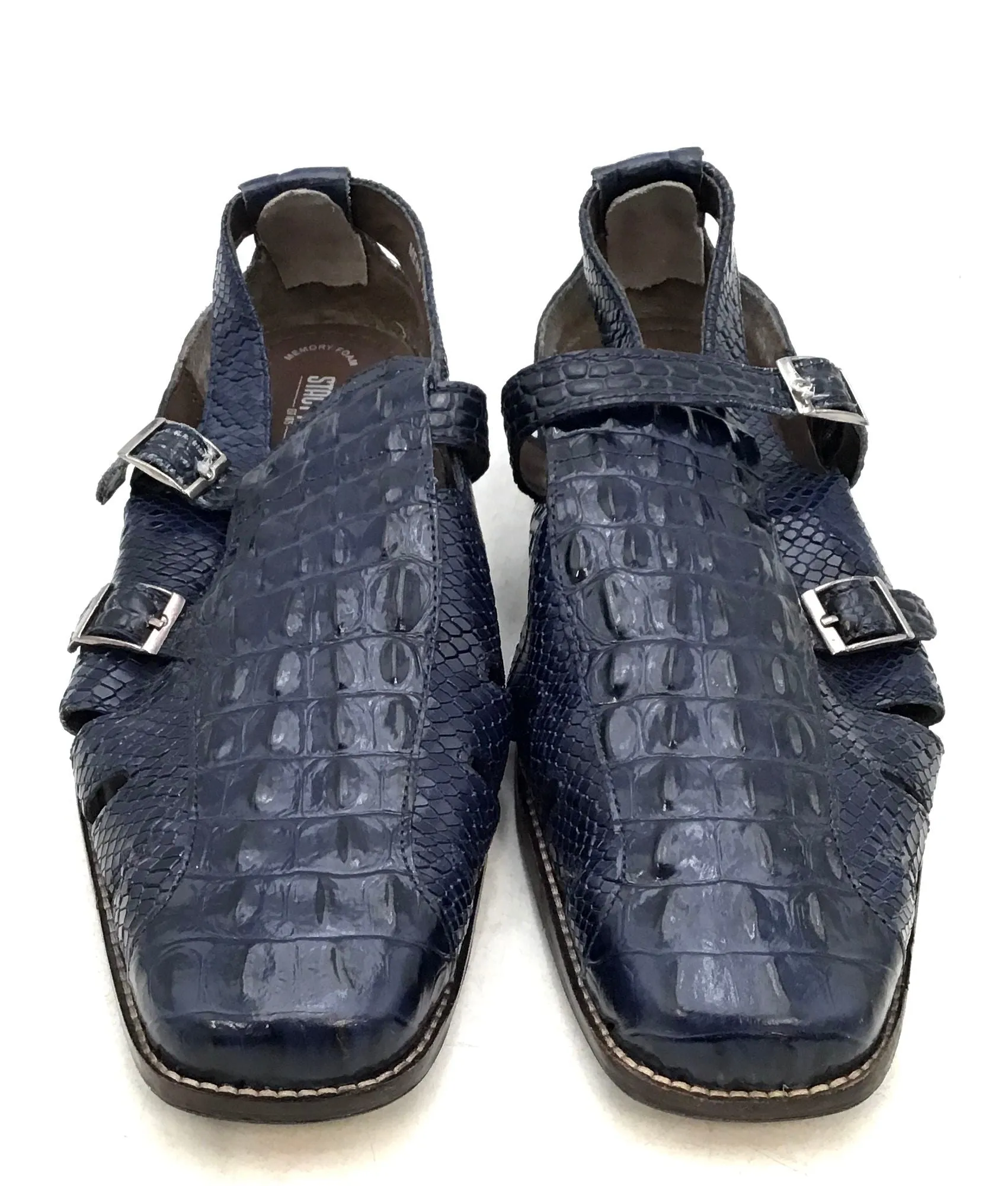 Stacy Adams Men's Seneca 25169 Black Fisherman Sandals - Size 12M