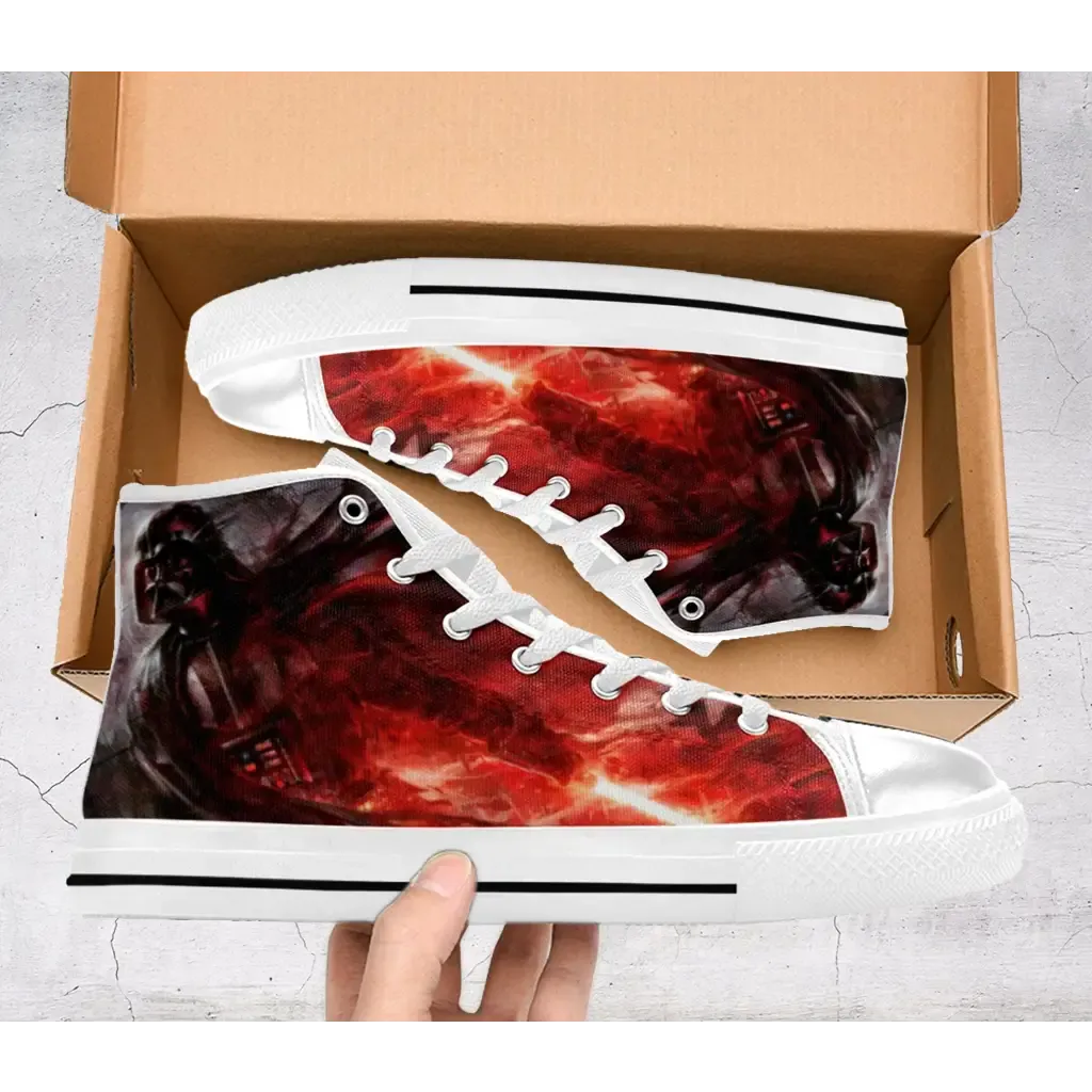 Star Wars Shoes Darth Vader Shoes High Top Sneakers for Kids and Adults