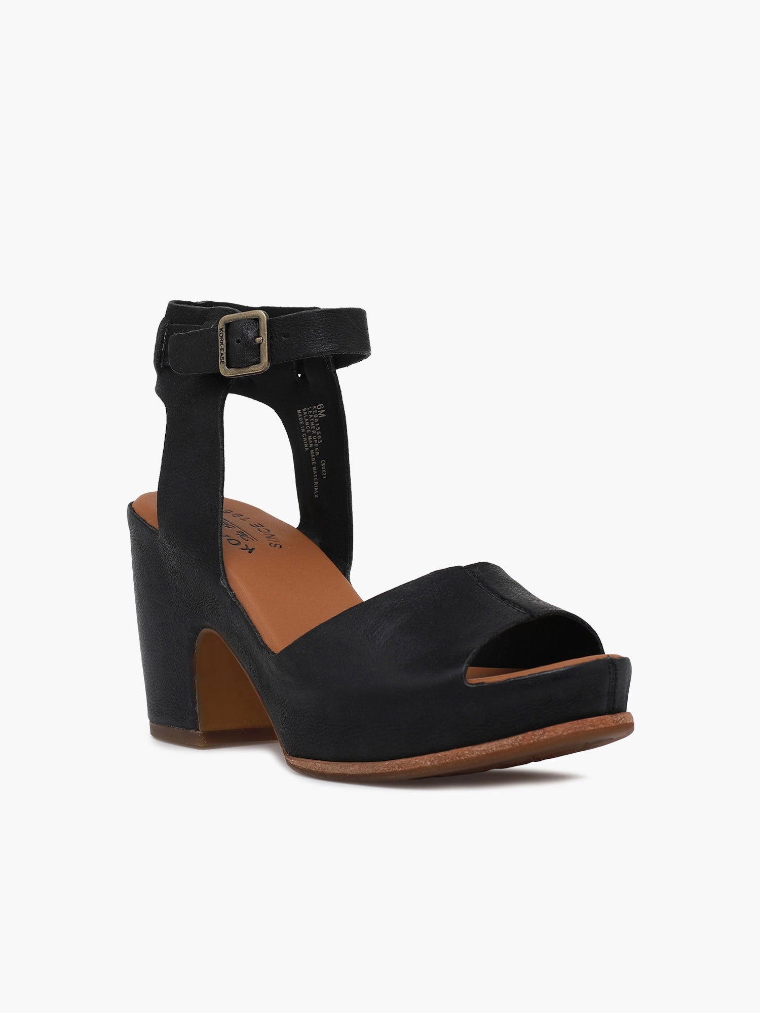 Skill Step Abrasion Resistant Toe Stasia Black Full Grain Leather