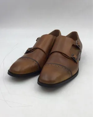 Steve Madden Men's Brown Slip-On Monk Strap Dress Shoes - Size 8.5M