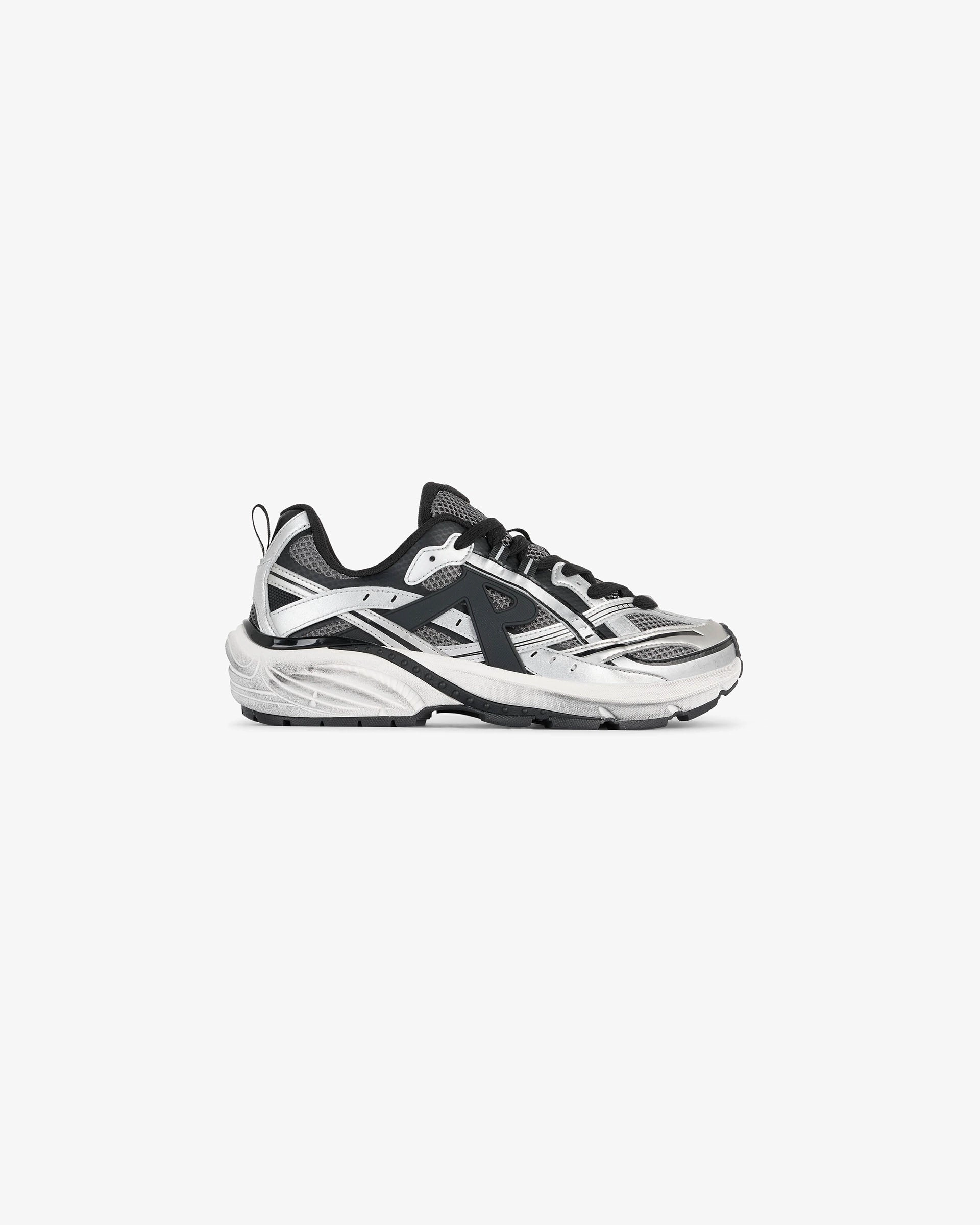 Seamless Upper Design Storm Runner - Silver Black