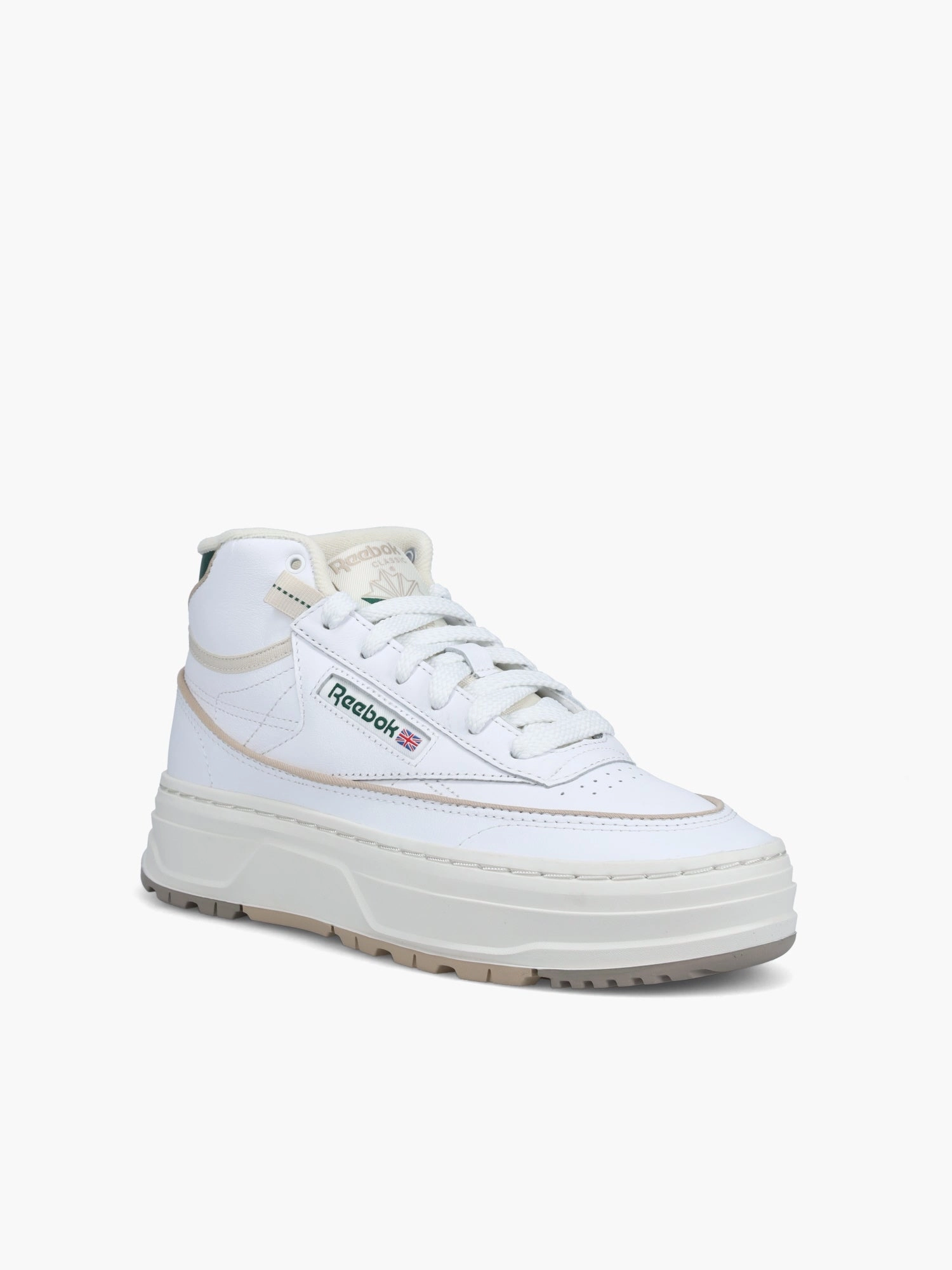 Club C Geo Mid White Running Errands Modern Movement