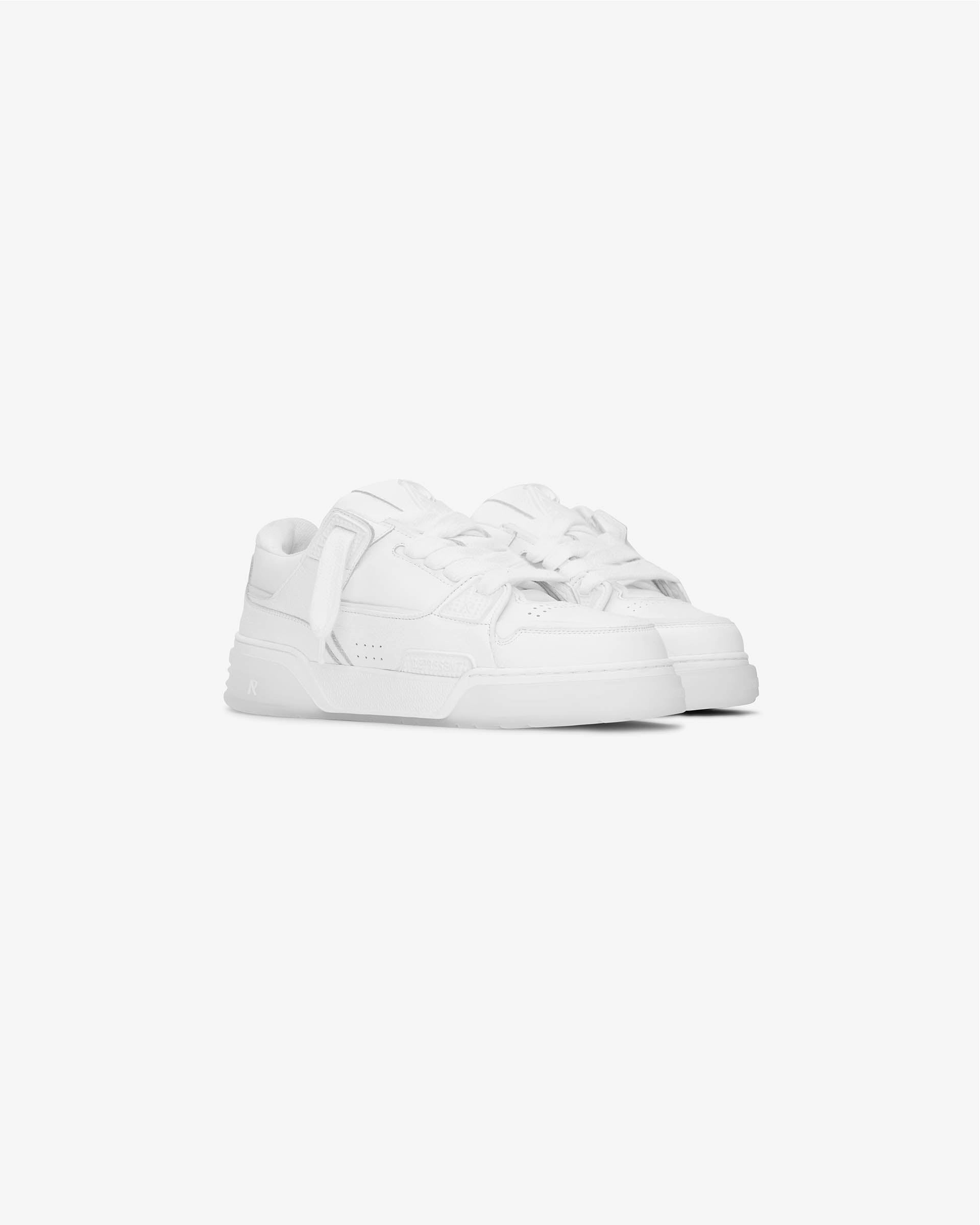 Wide Fit Compatibility Timeless Performance Studio Sneaker - Flat White