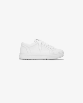 Style improvement HTN Low Tumbled Leather - Flat White Comfort Fit Design Slip Resistant Outsole HTN Low Tumbled Leather - Flat White