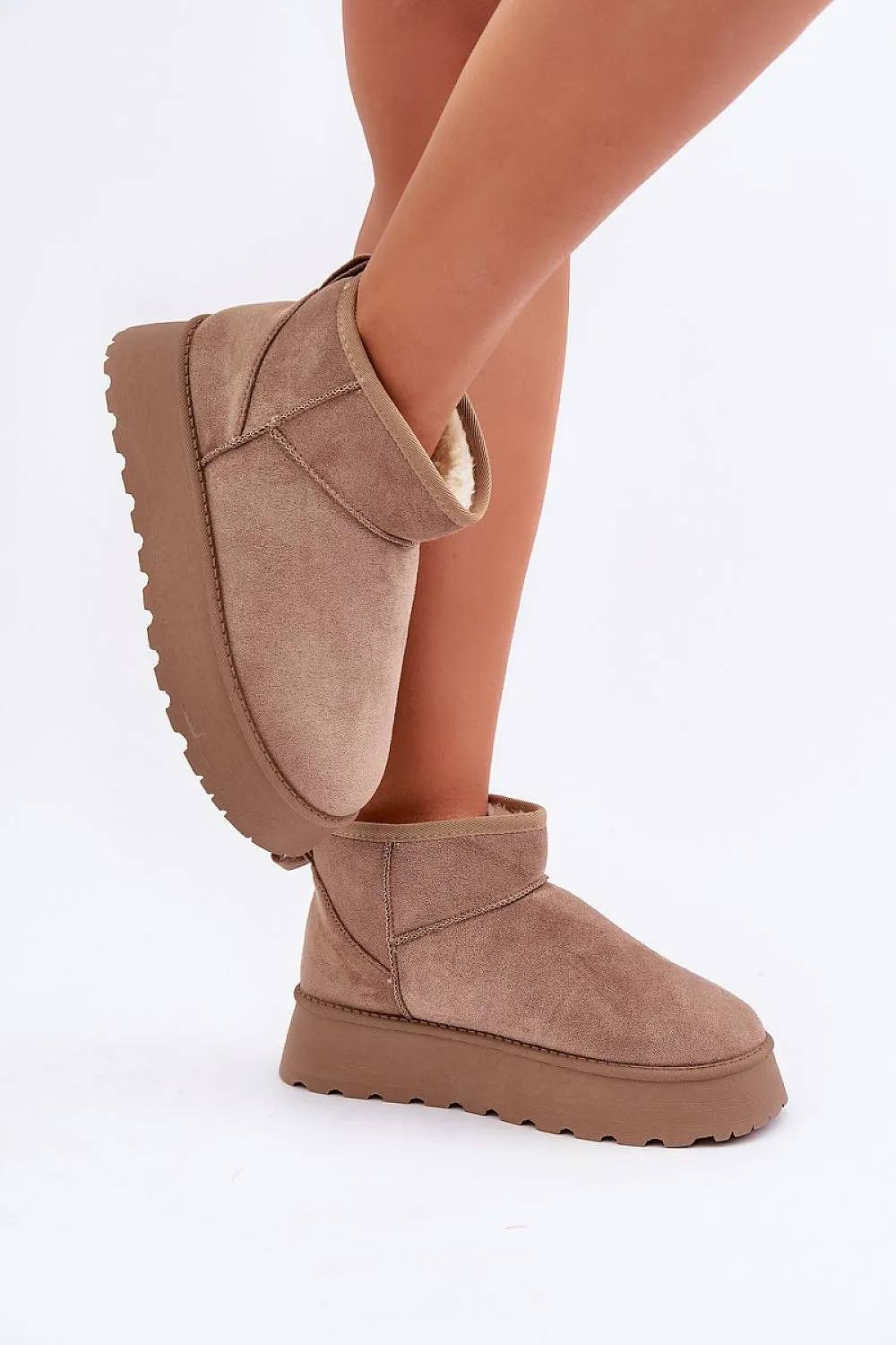 Stylish Fur-Lined Snow Boots