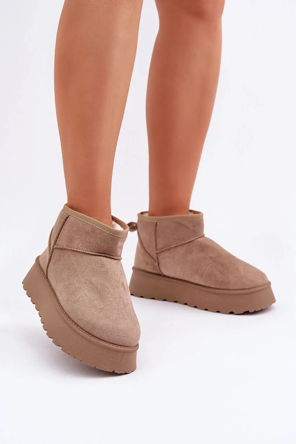 Stylish Fur-Lined Snow Boots