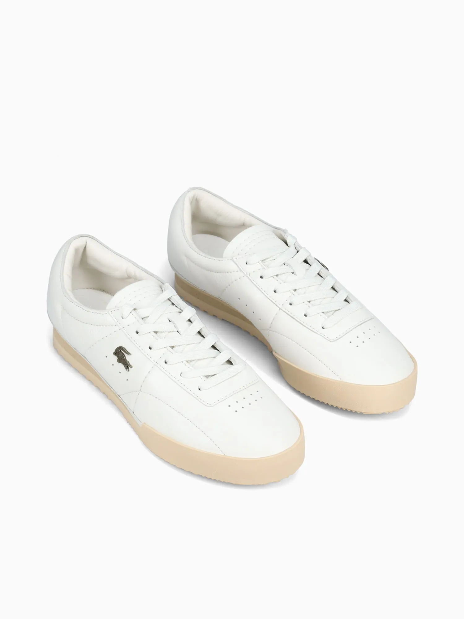 Aura Offwht Ltbrw leather Lightweight Upper