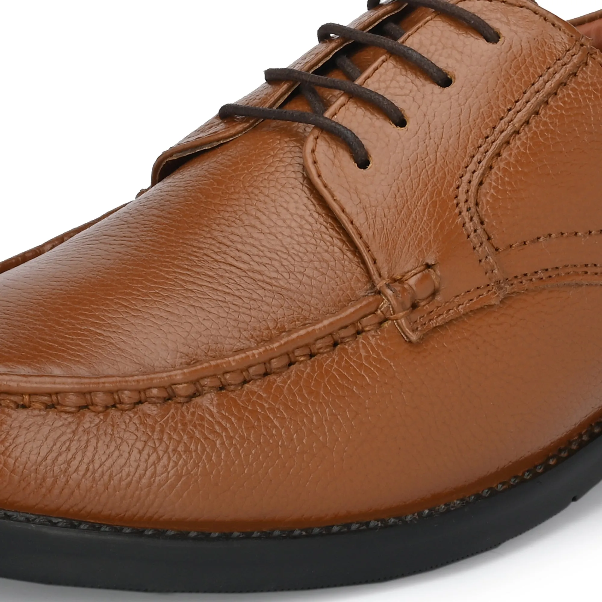 Suave Full Grain Leather Derby Trumock Lace Ups