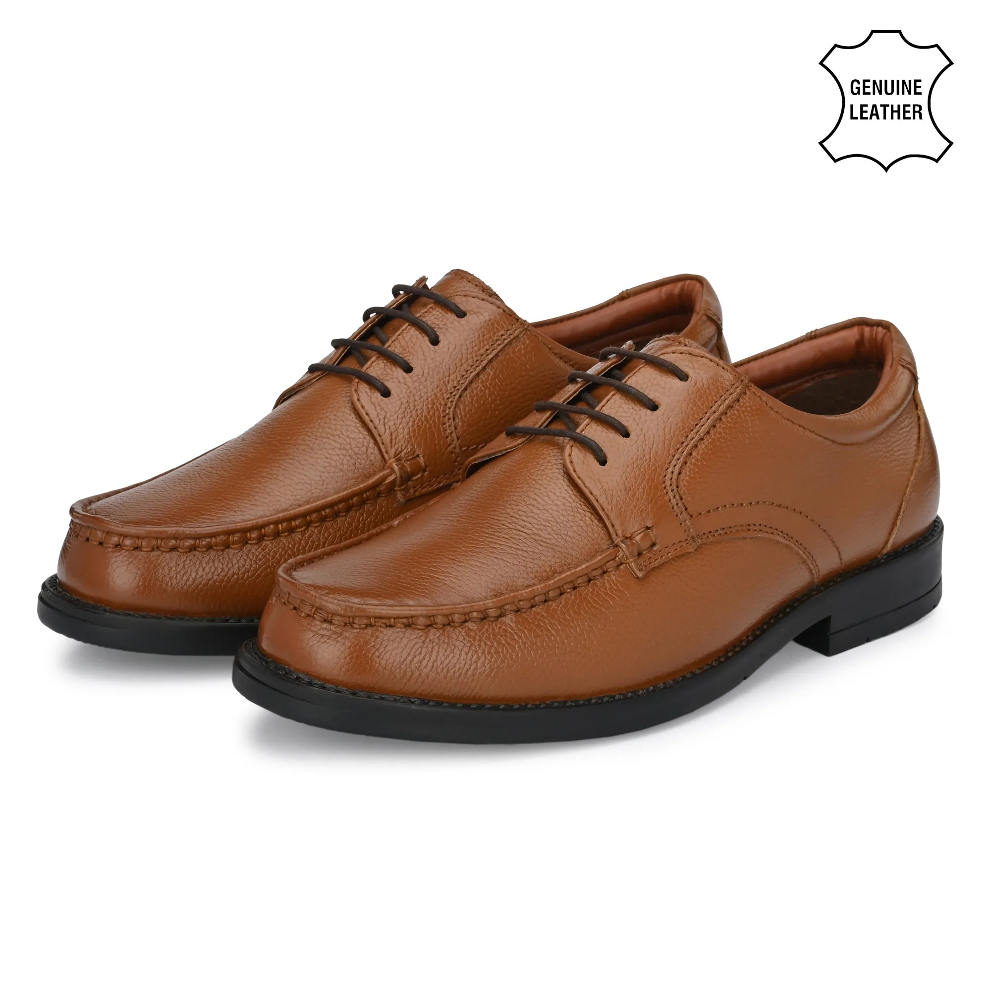 Suave Full Grain Leather Derby Trumock Lace Ups