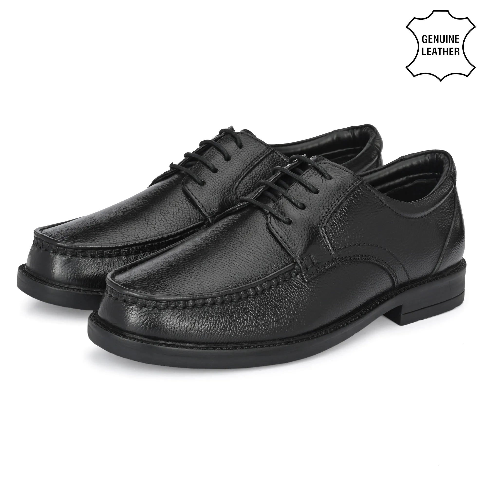 Suave Full Grain Leather Derby Trumock Lace Ups